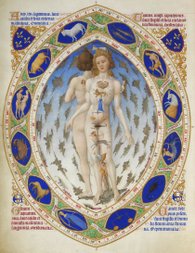 Anatomical-Astrological Man, Musée Condé, Chantilly